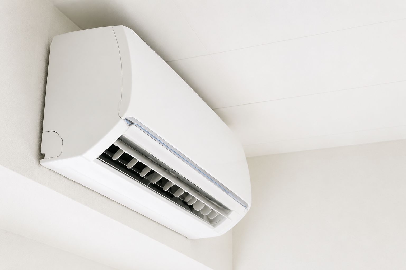 AC unit mounted on wall